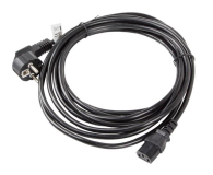 LANBERG Kabel zasilający CEE 7/7 - IEC 320 C13 VDE 5M czarny CA-C13C-11CC-0050-BK - 697025 - zdjęcie 3